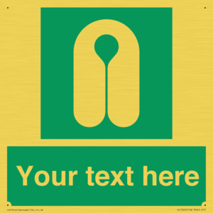 Custom sign safe condition Lifejacket